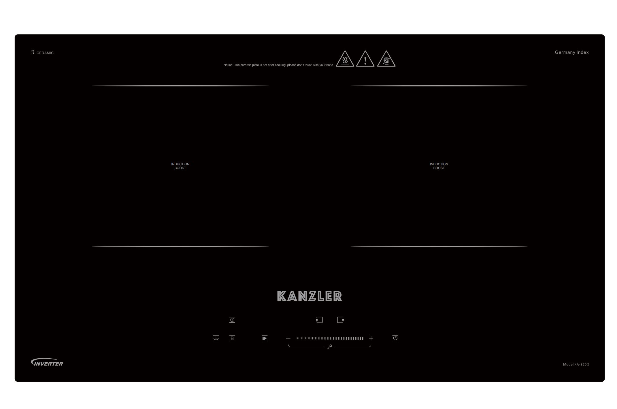 Bếp điện từ đôi Kanzler KA-820IH