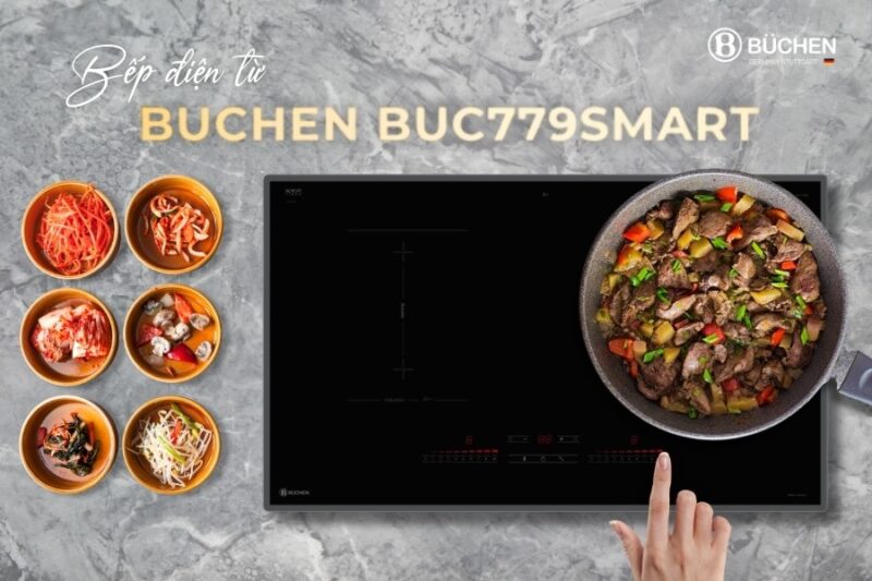 Bếp từ đôi Buchen BUC779 SMART