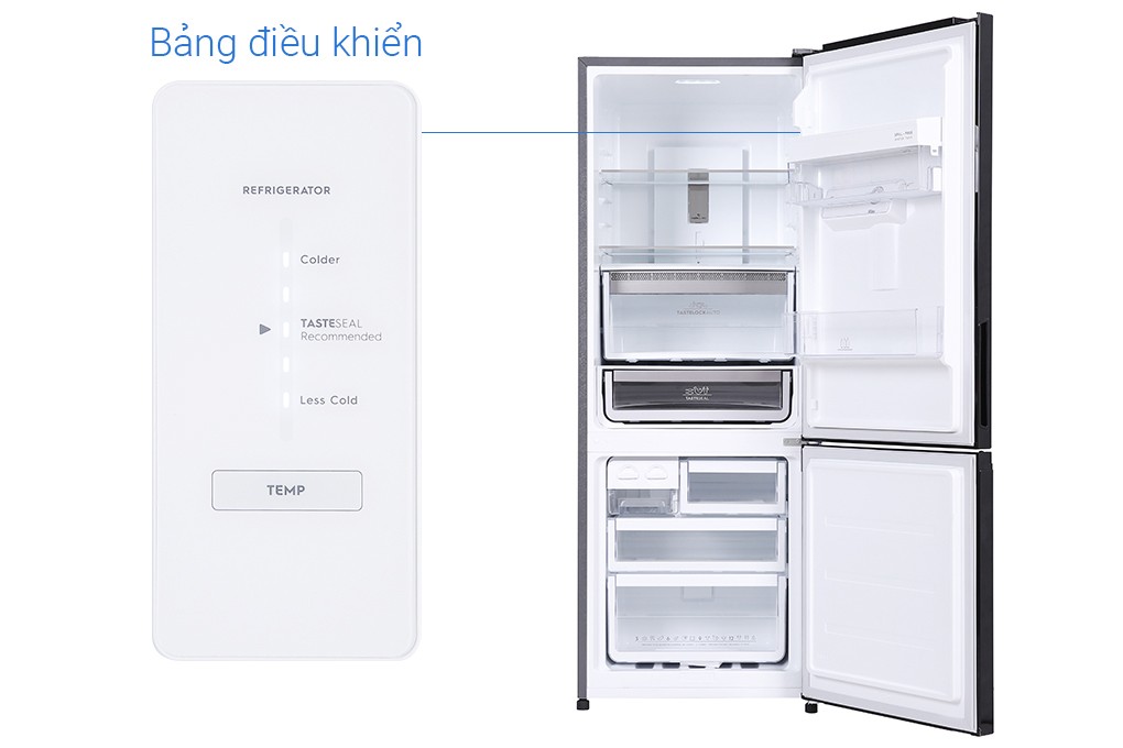 Tủ lạnh Electrolux Inverter 308 lít EBB3442K-H3
