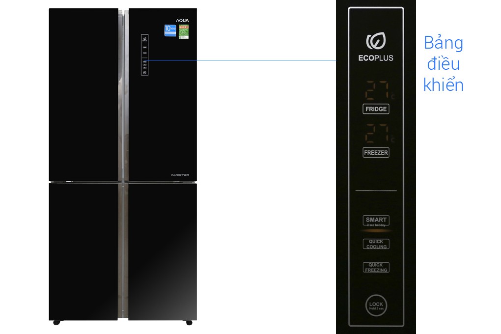 Tủ lạnh Aqua Inverter 456 lít AQR-IG525AM (GB)5