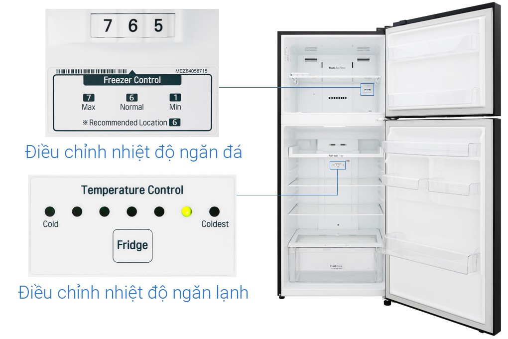 Tủ lạnh LG Inverter 393 lít GN-B422WB3