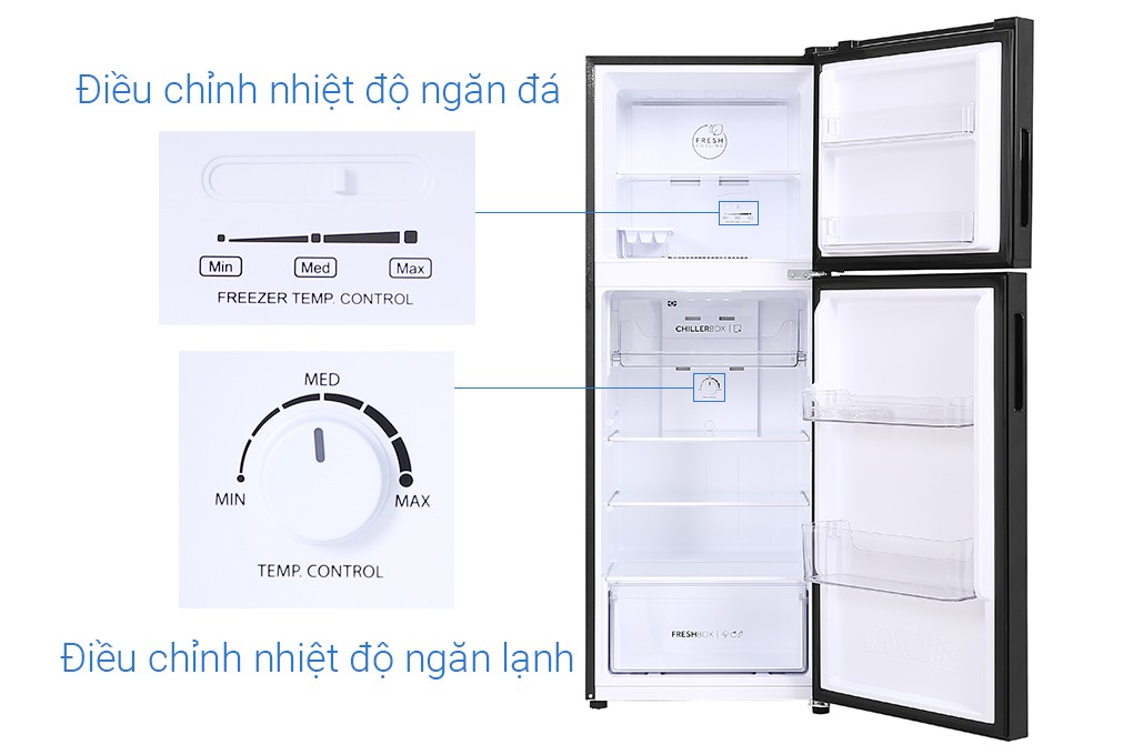 Tủ lạnh Aqua Inverter 211 lít AQR-T238FA(FB)3