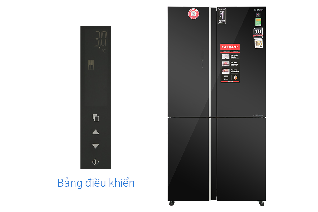 Tủ lạnh Sharp Inverter 572 lít SJ-FXP640VG-BK8